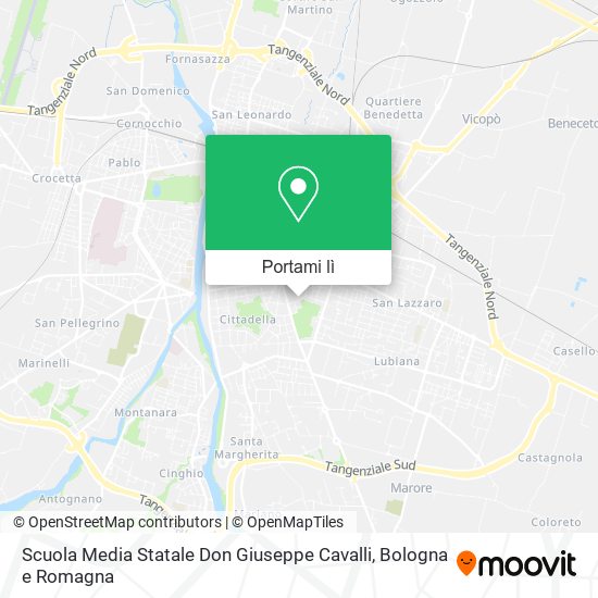 Mappa Scuola Media Statale Don Giuseppe Cavalli