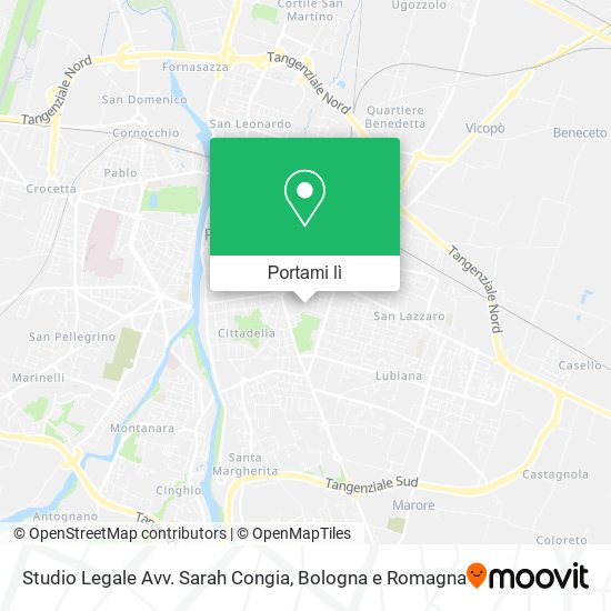 Mappa Studio Legale Avv. Sarah Congia