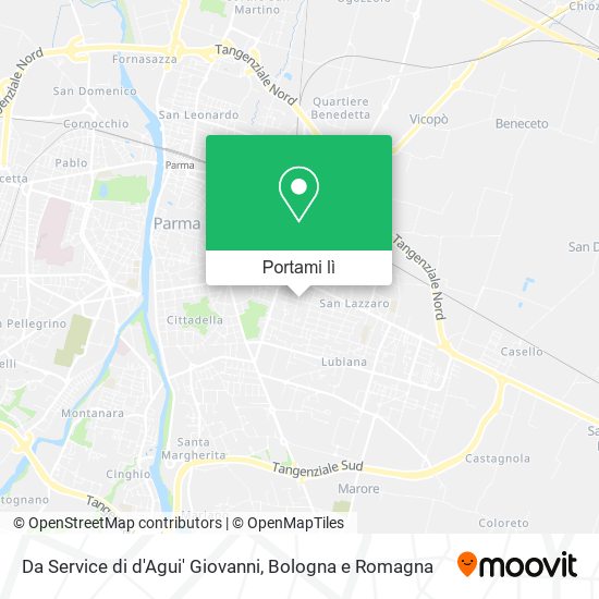 Mappa Da Service di d'Agui' Giovanni