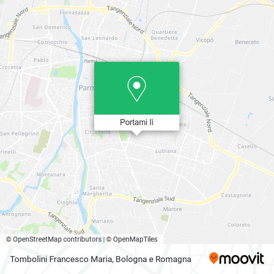 Mappa Tombolini Francesco Maria