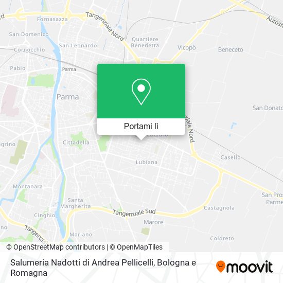 Mappa Salumeria Nadotti di Andrea Pellicelli
