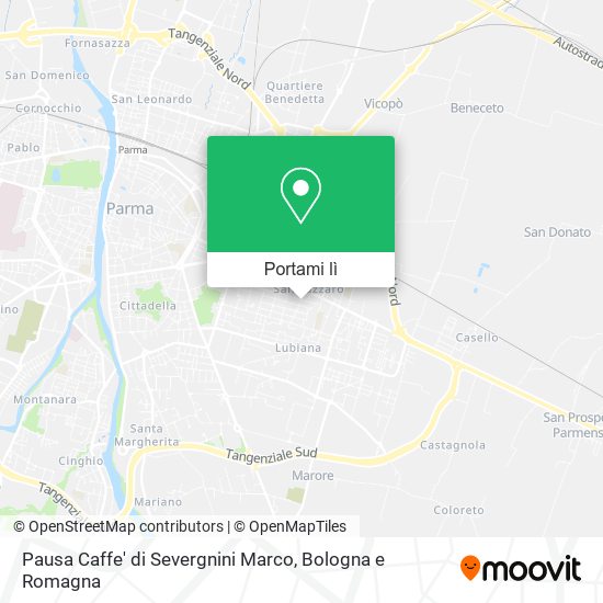 Mappa Pausa Caffe' di Severgnini Marco