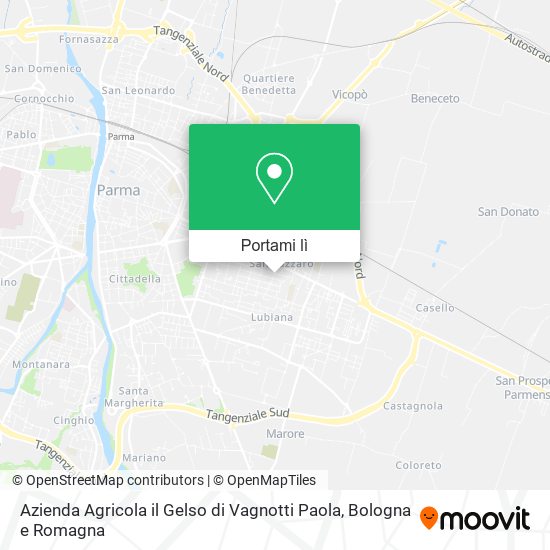 Mappa Azienda Agricola il Gelso di Vagnotti Paola