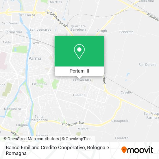 Mappa Banco Emiliano Credito Cooperativo