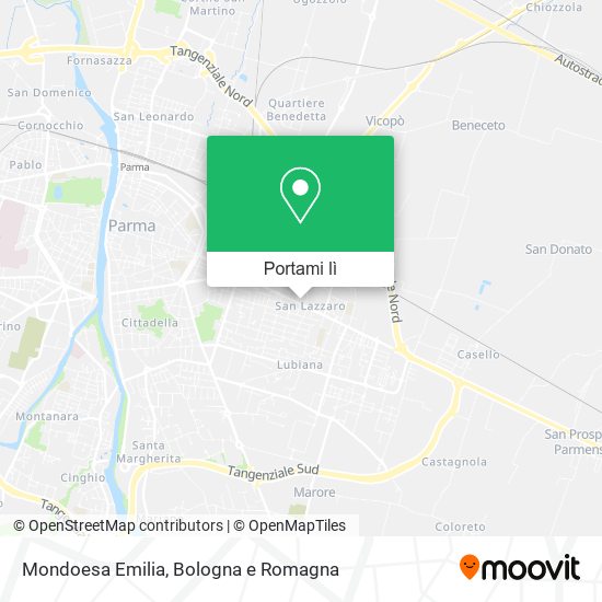 Mappa Mondoesa Emilia