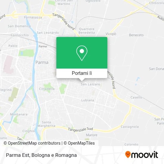 Mappa Parma Est