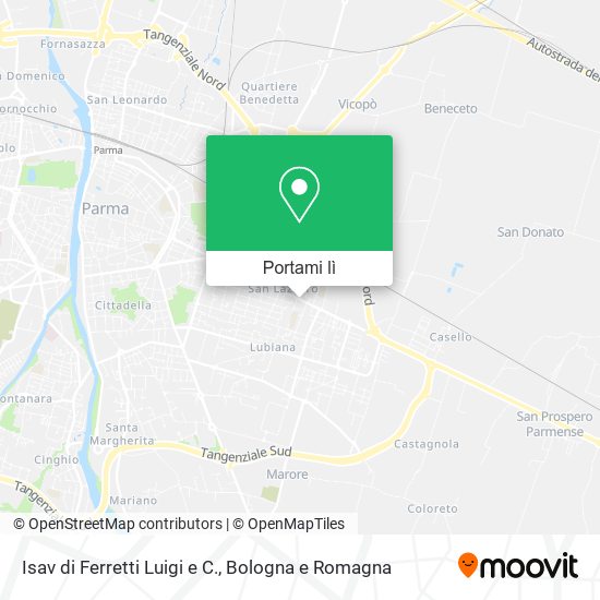 Mappa Isav di Ferretti Luigi e C.