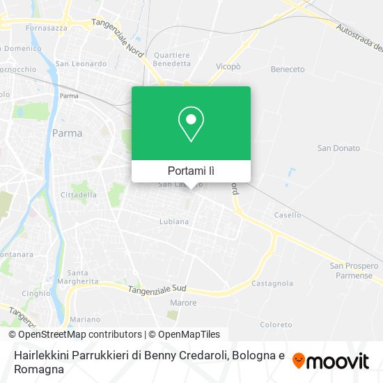 Mappa Hairlekkini Parrukkieri di Benny Credaroli