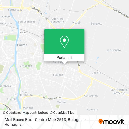 Mappa Mail Boxes Etc. - Centro Mbe 2513