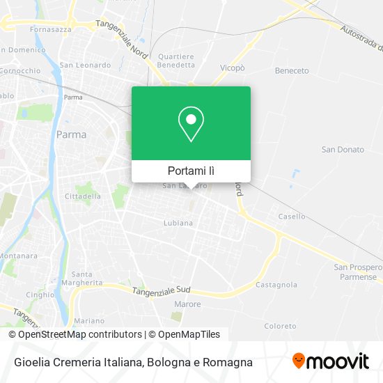 Mappa Gioelia Cremeria Italiana