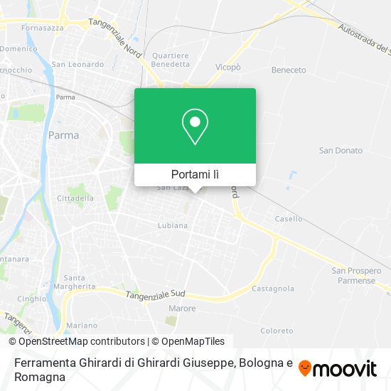 Mappa Ferramenta Ghirardi di Ghirardi Giuseppe