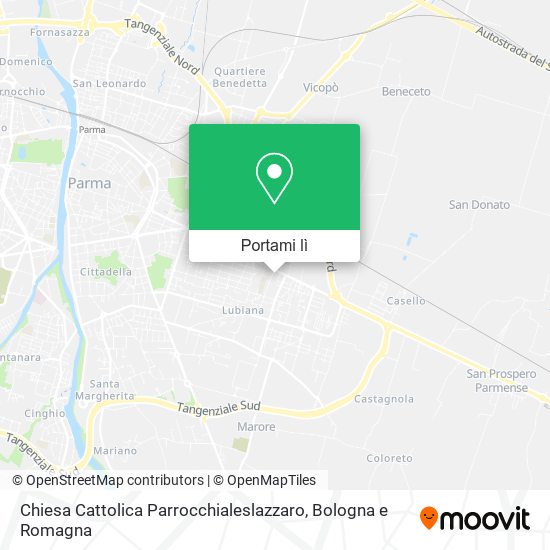 Mappa Chiesa Cattolica Parrocchialeslazzaro
