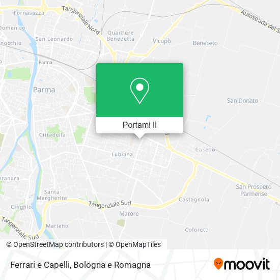 Mappa Ferrari e Capelli