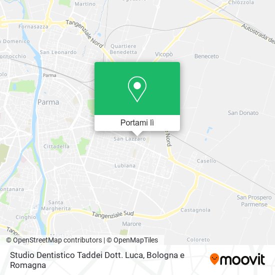 Mappa Studio Dentistico Taddei Dott. Luca