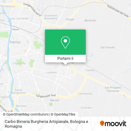 Mappa Carbo Birreria Burgheria Artigianale