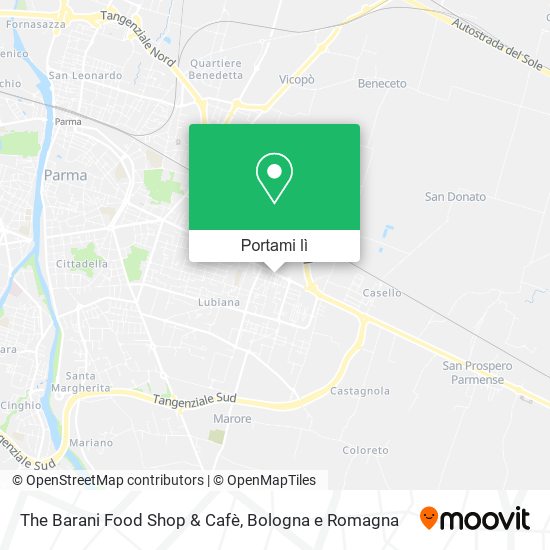 Mappa The Barani Food Shop & Cafè