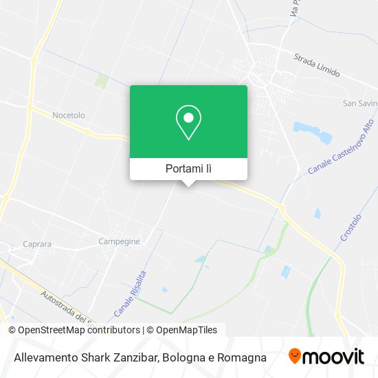 Mappa Allevamento Shark Zanzibar
