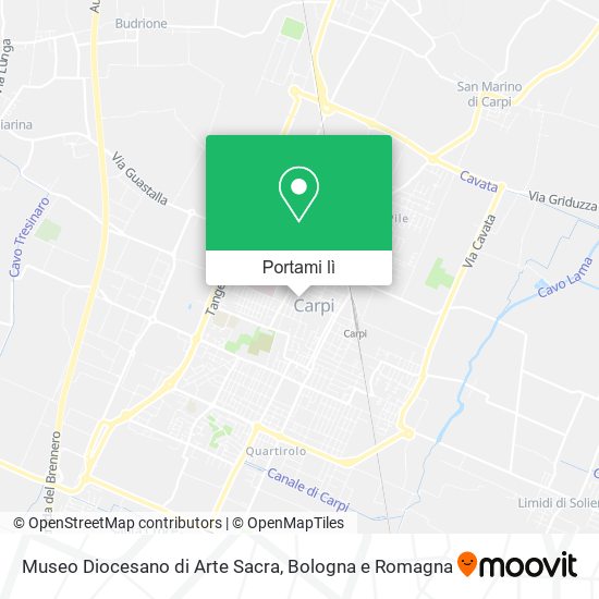 Mappa Museo Diocesano di Arte Sacra