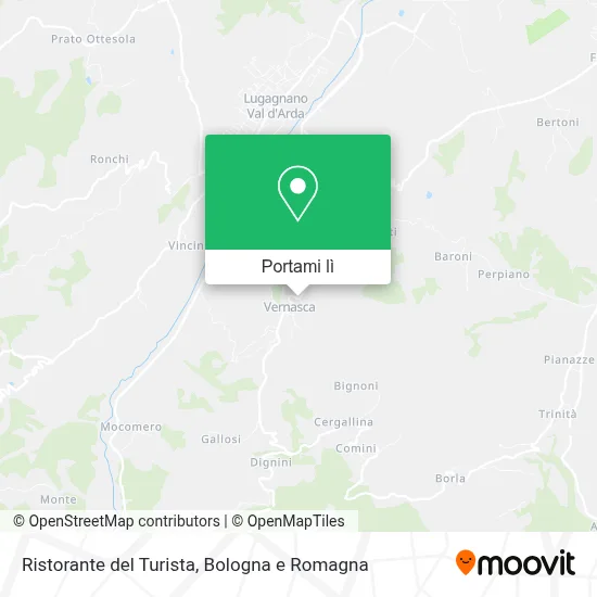Mappa Ristorante del Turista