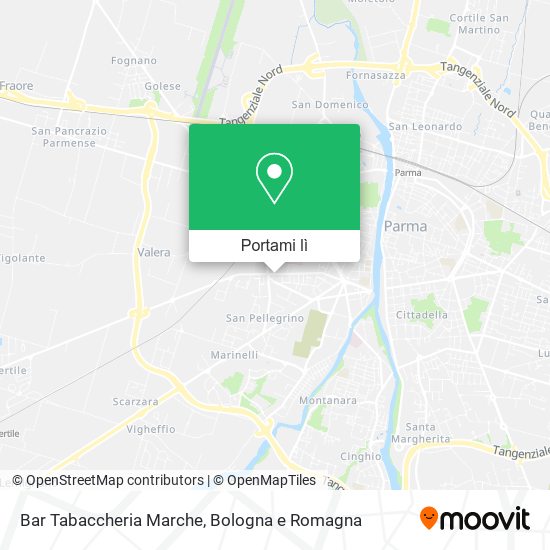 Mappa Bar Tabaccheria Marche