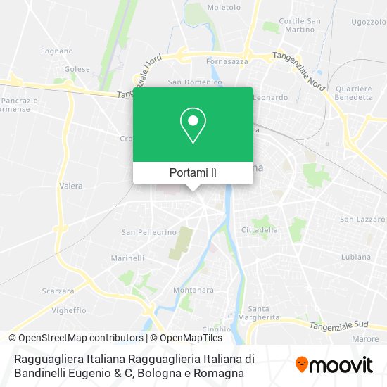 Mappa Ragguagliera Italiana Ragguaglieria Italiana di Bandinelli Eugenio & C