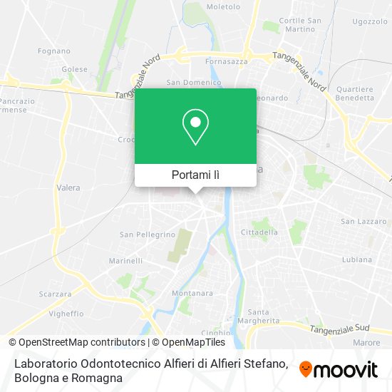 Mappa Laboratorio Odontotecnico Alfieri di Alfieri Stefano