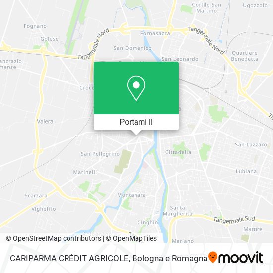 Mappa CARIPARMA CRÉDIT AGRICOLE
