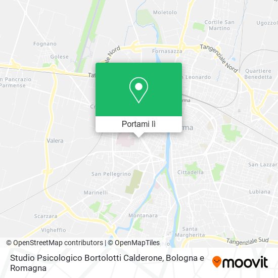 Mappa Studio Psicologico Bortolotti Calderone
