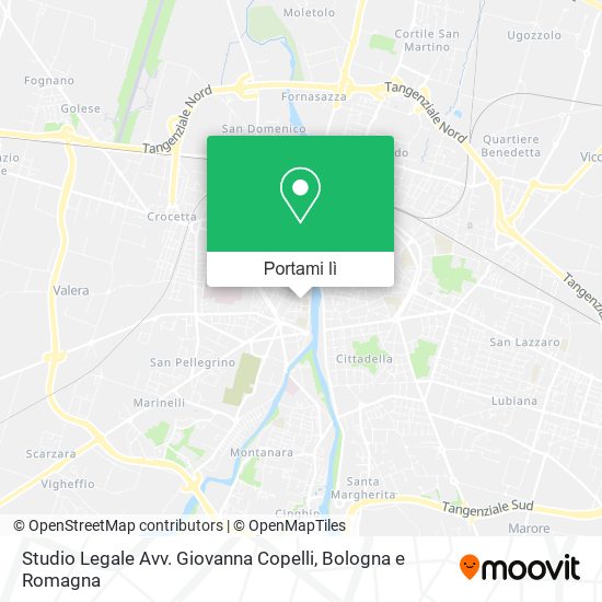 Mappa Studio Legale Avv. Giovanna Copelli