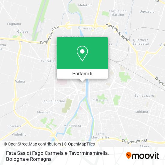 Mappa Fata Sas di Fago Carmela e Tavorminamirella