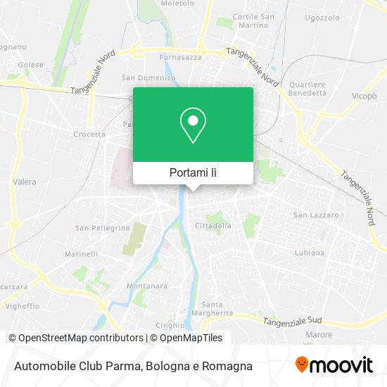 Mappa Automobile Club Parma