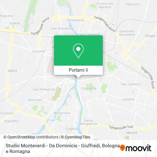 Mappa Studio Monteverdi - De Dominicis - Giuffredi