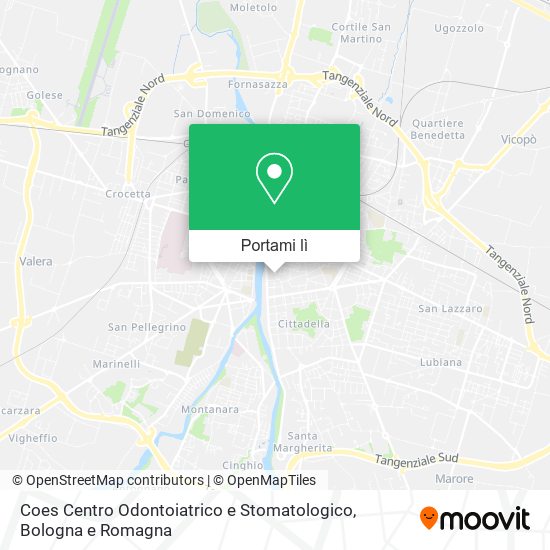 Mappa Coes Centro Odontoiatrico e Stomatologico