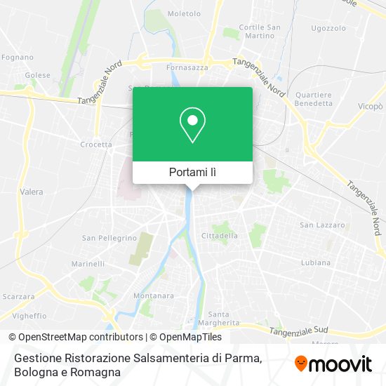 Mappa Gestione Ristorazione Salsamenteria di Parma