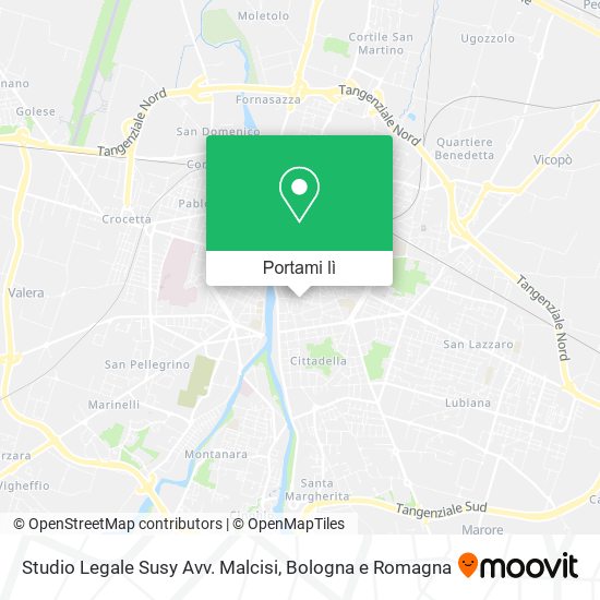 Mappa Studio Legale Susy Avv. Malcisi