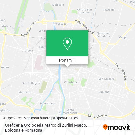 Mappa Oreficeria Orologeria Marco di Zurlini Marco