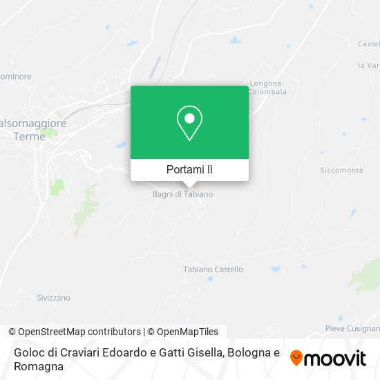 Mappa Goloc di Craviari Edoardo e Gatti Gisella