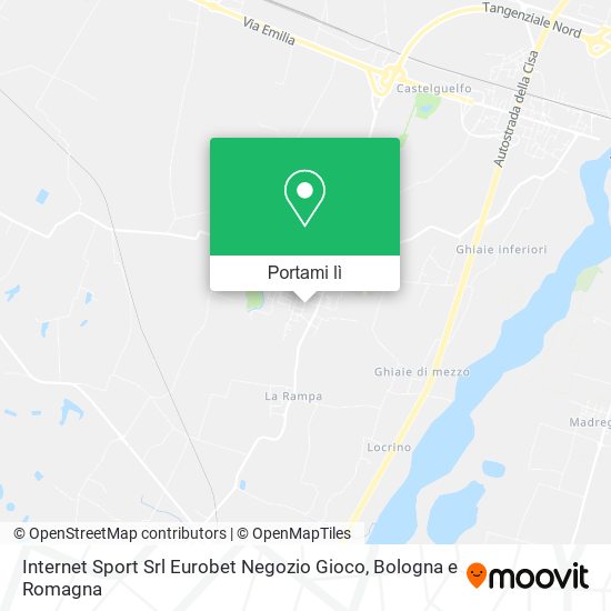Mappa Internet Sport Srl Eurobet Negozio Gioco