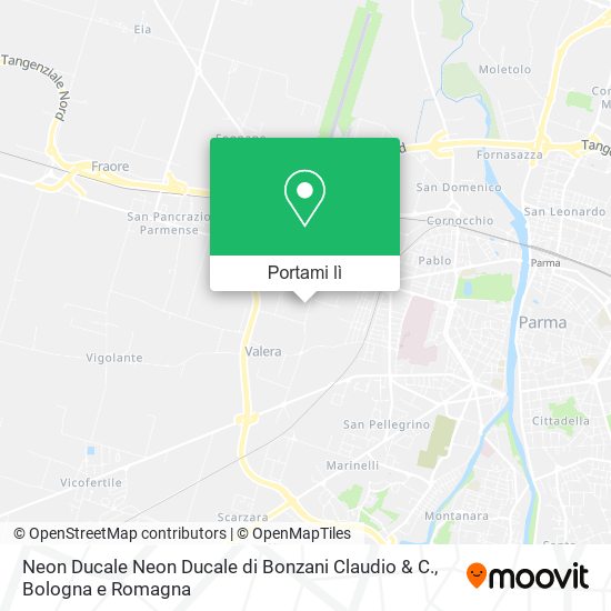 Mappa Neon Ducale Neon Ducale di Bonzani Claudio & C.