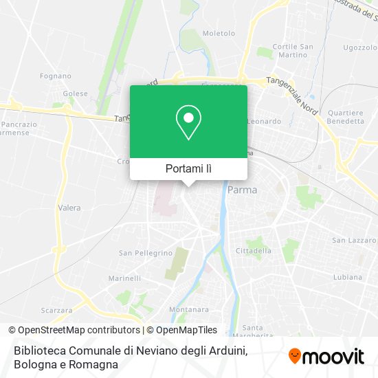Mappa Biblioteca Comunale di Neviano degli Arduini
