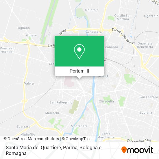 Mappa Santa Maria del Quartiere, Parma