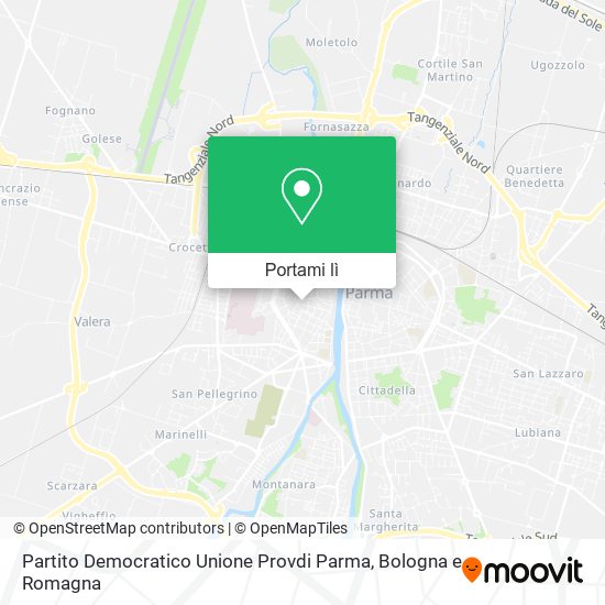 Mappa Partito Democratico Unione Provdi Parma