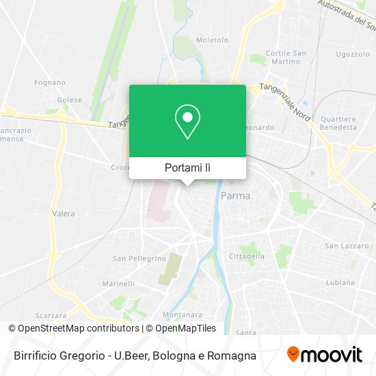 Mappa Birrificio Gregorio - U.Beer