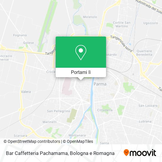 Mappa Bar Caffetteria Pachamama
