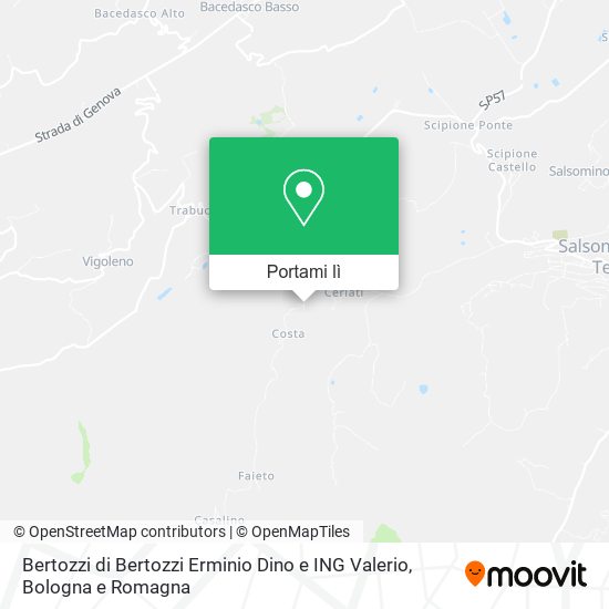 Mappa Bertozzi di Bertozzi Erminio Dino e ING Valerio