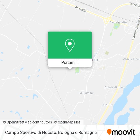 Mappa Campo Sportivo di Noceto