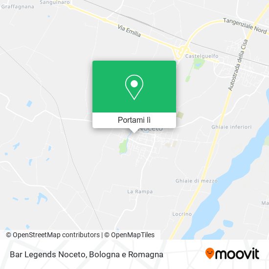 Mappa Bar Legends Noceto