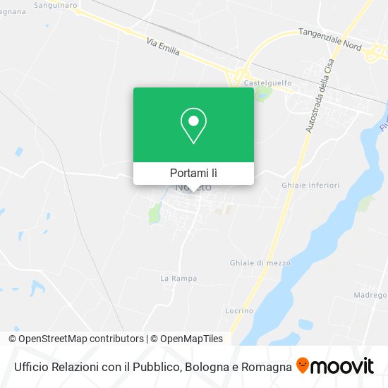 Mappa Ufficio Relazioni con il Pubblico