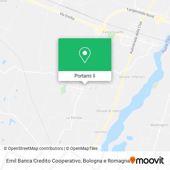 Mappa Emil Banca Credito Cooperativo