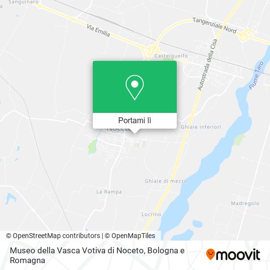 Mappa Museo della Vasca Votiva di Noceto